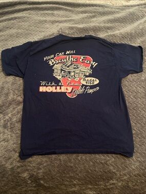 Holley Logo Navy Graphic Tee